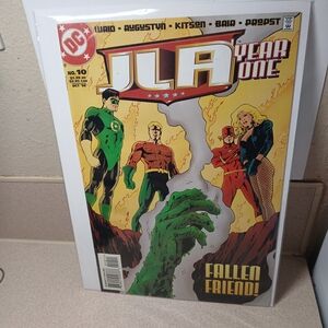DC Comics JLA Year One Issue with Green, Red, and Black Cover